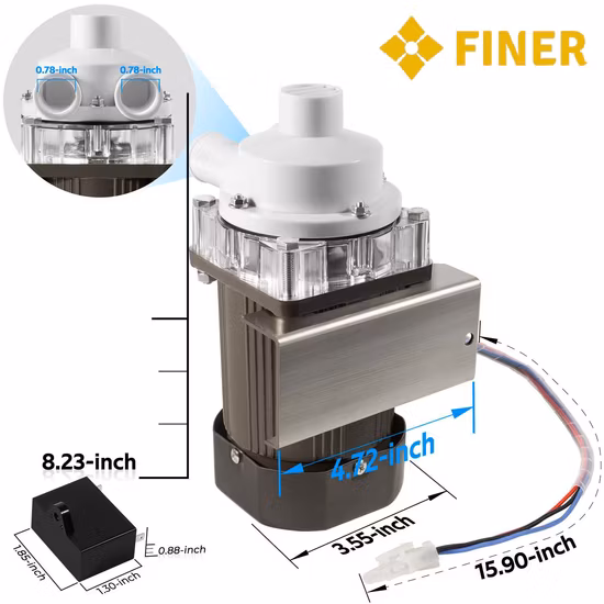 OEM: 11517597715 11517571508, Motor N20, elektrische Wasserpumpe für Kraftfahrzeuge, Aftermarket-Ersatz für BMW